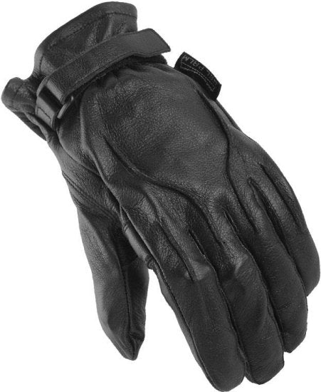 Power Trip Ladies Jet Black Leather Glove