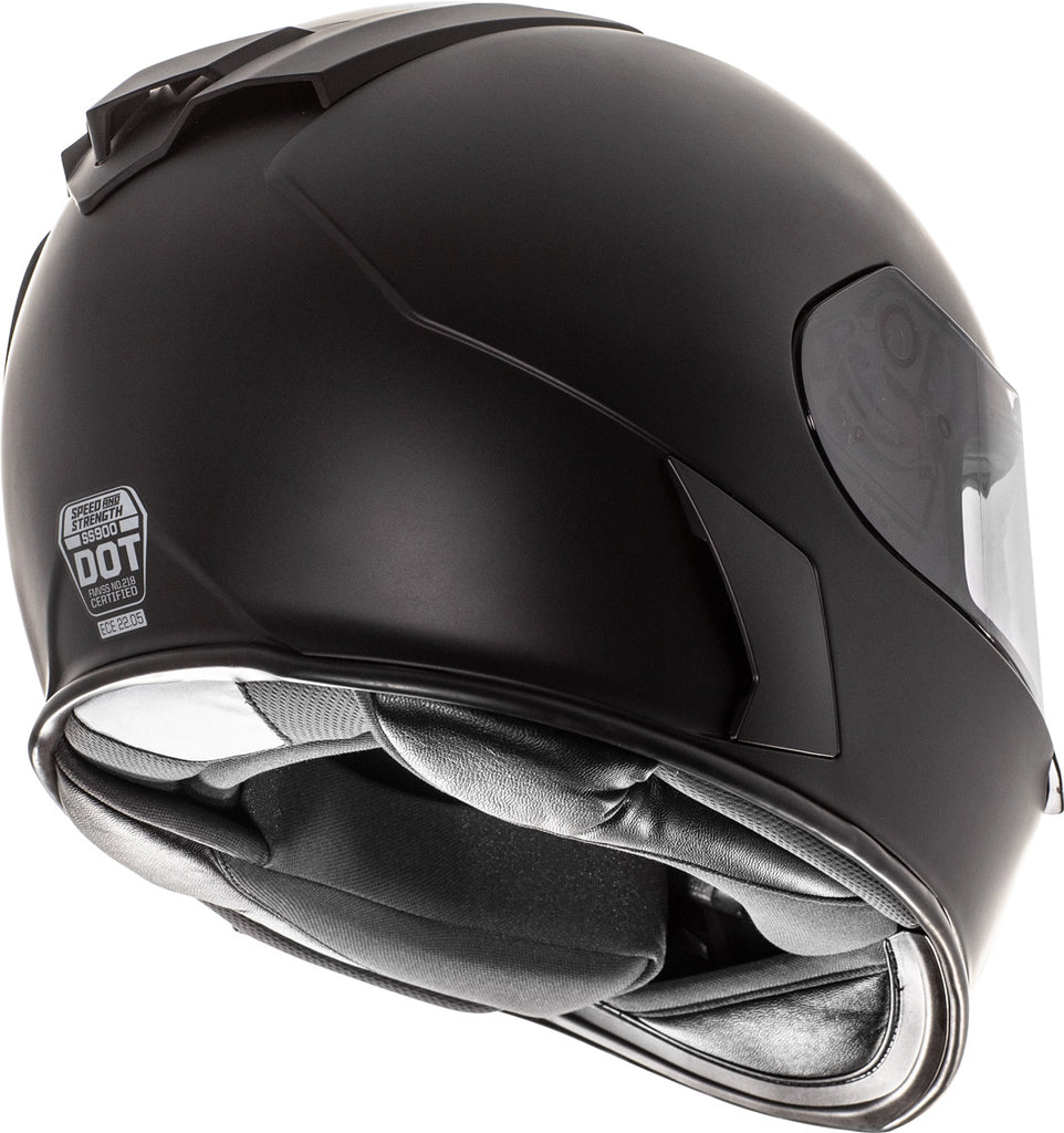 Speed and Strength SS900 Full Face Helmet Flat Black