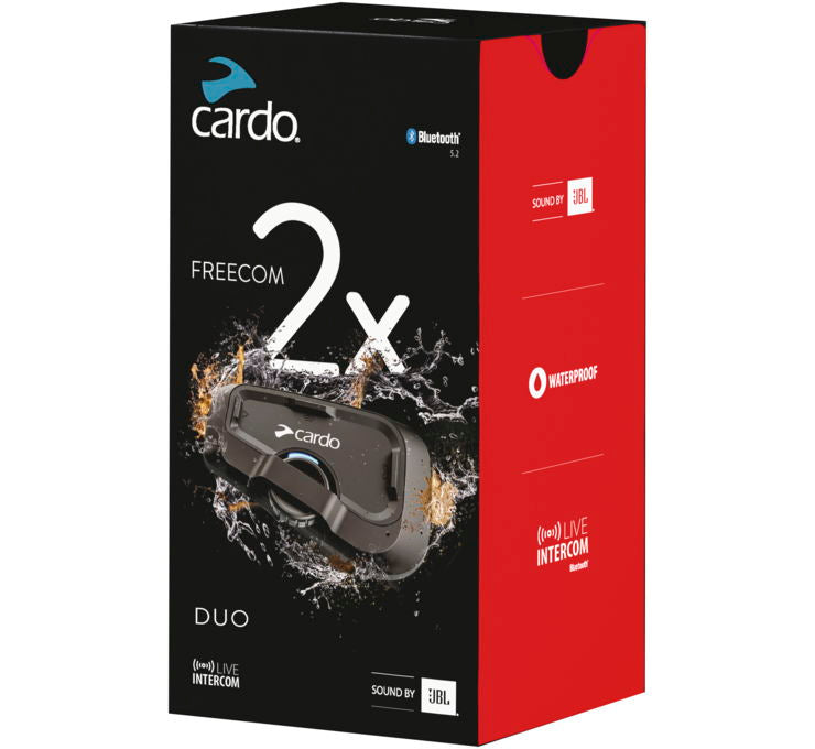 Cardo Freecom 2X JBL Headset Dual Pack