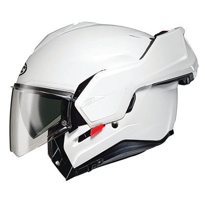 HJC i100 Modular Helmet Bluetooth Headset Gloss White