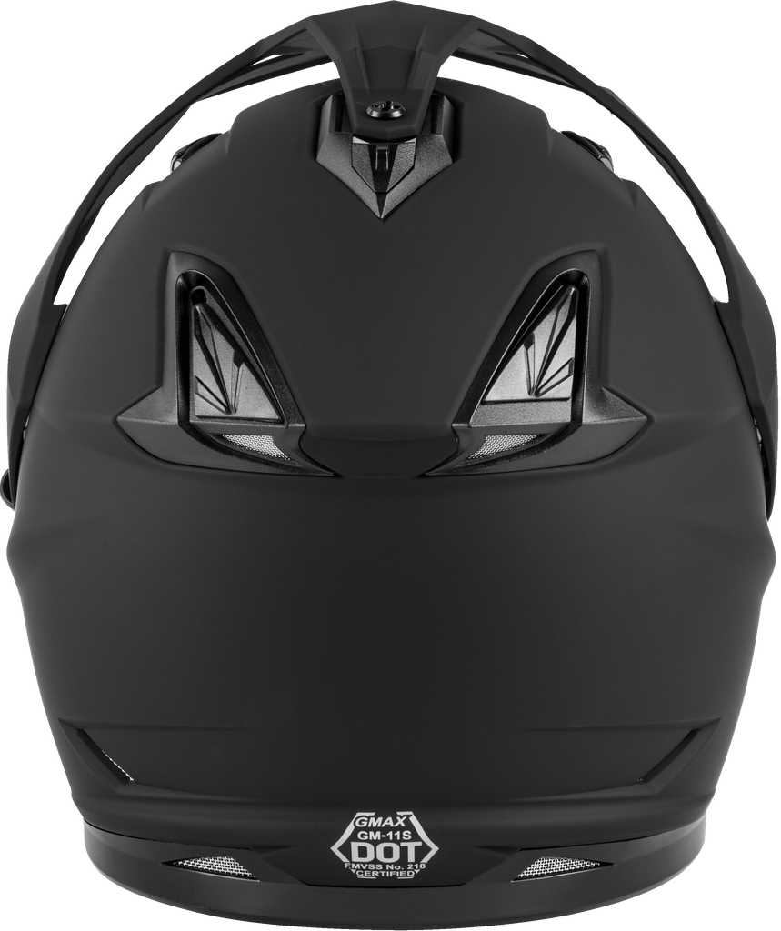 gmax motorcycle helmets for sale GMAX GM-11S Dual-Sport Snow Helmet Matte Black Small