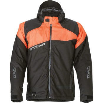 Arctiva Men's Hooded Pivot Snowmobile Jacket Orange