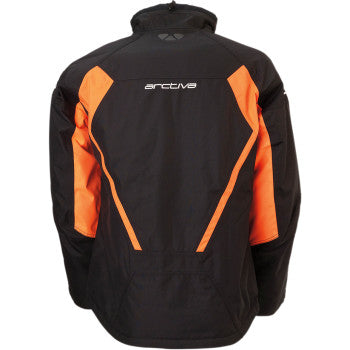 Arctiva Men's Pivot 3 Snowmobile Jacket Orange / Black Size Large