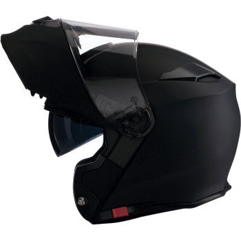 Z1R Solaris Modular Helmet Silver Matte Black 2 Shields