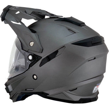 AFX FX-41DS Dual Sport Helmet Frost Gray