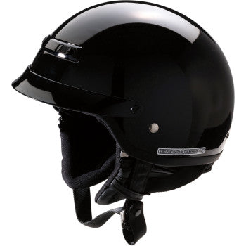 Z1R Nomad Half Shell Helmet Gloss Black Size XS
