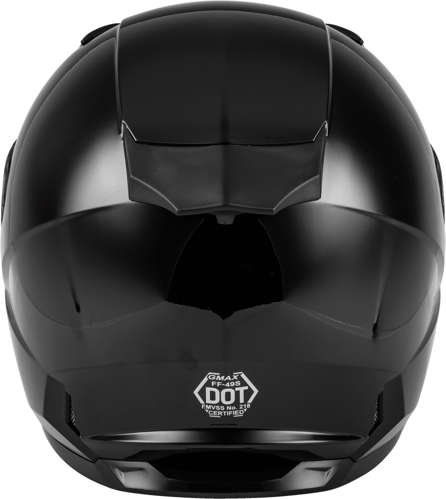 Gmax FF-49S Full Face Helmet Gloss Black Electric Shield