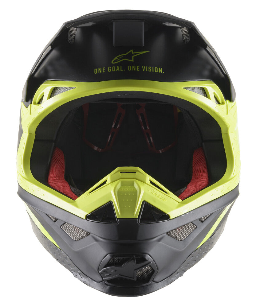 Alpinestars Supertech M8 Echo Helmet Black Flo Yellow