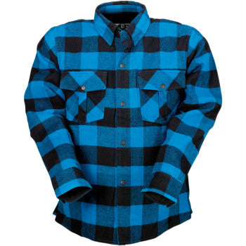 Z1R Duke Flannel Shirt - Blue/Black