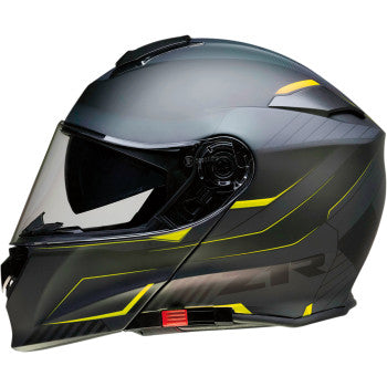 Z1R Solaris Modular Helmet Scythe Graphic Black Hi-Viz