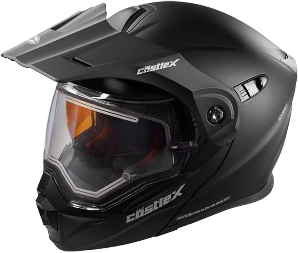 Castle X CX950 Modular Electric Snow Helmet Matte Black