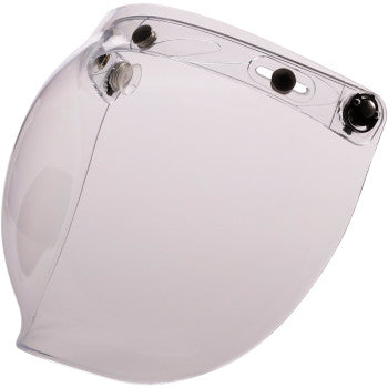 Z1R Flip Up Bubble Shield  3 Snap Clear
