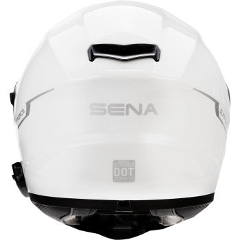 Sena Outforce Full Face Helmet Gloss White