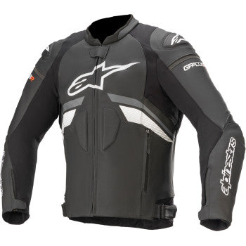Alpinestars GP Plus R v3 Leather Jacket Black White Grey
