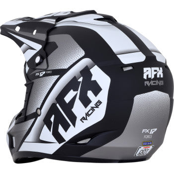 AFX FX-17 Off Road Helmet Force Graphic Matte Black White