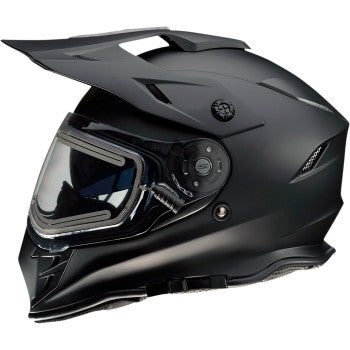Z1R Range Dual Sport Snow Helmet Flat Black Electric Shield