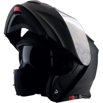 Z1R Solaris Modular Helmet Silver Matte Black 2 Shields