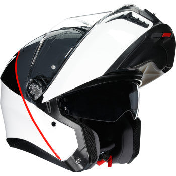 AGV Tourmodular Helmet Balance Graphic White/Gray/Red