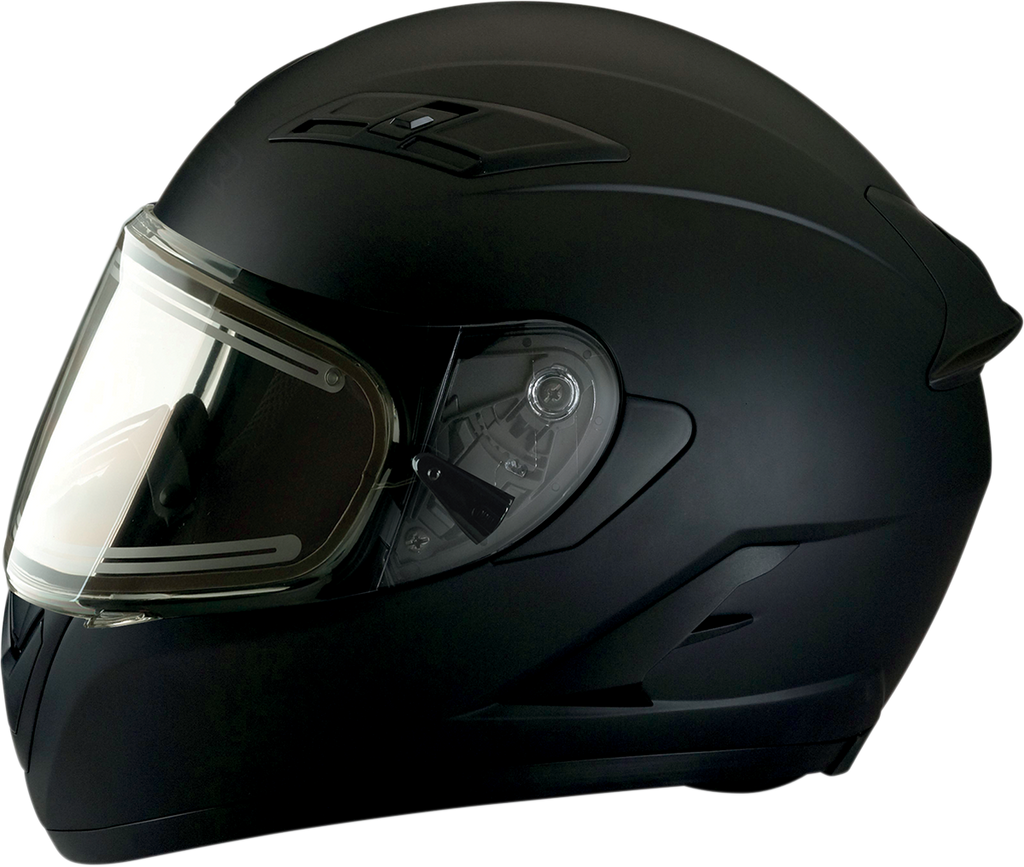 Z1R Strike Ops Full Face  Snow Helmet Electric Shield Matte Black