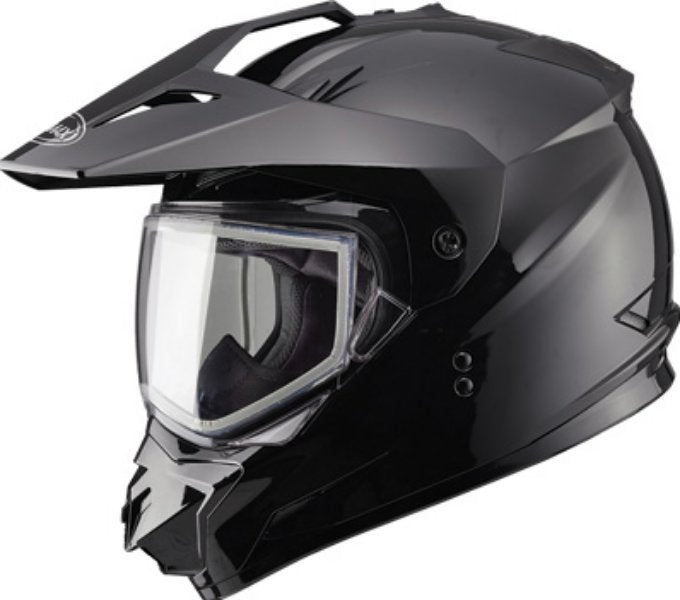 Gmax GM11S Dual Sport Snow Helmet Black Dual Lens
