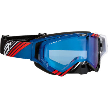 Arctiva Vibe Adult Snow Goggles - Black/Blue/Red