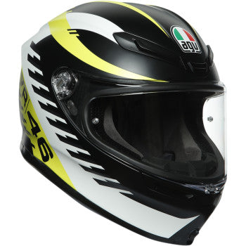 AGV K6 Full Face Helmet Rapid 46 Black/Yellow