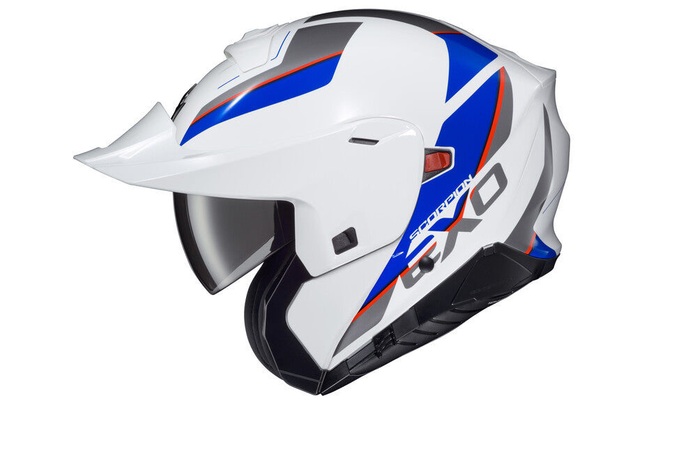 Scorpion EXO-GT-930-Com Modular Transformer Helmet Modulus White