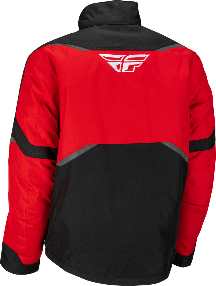 Fly Racing Outpost Snowmobile Jacket Red Black