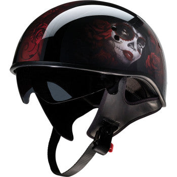 Z1R Vagrant Half Shell Helmet Catrina Black/Red