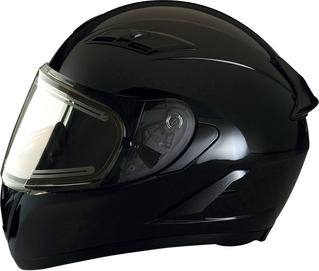 Z1R Strike Ops Full Face  Snow Helmet Electric Shield Gloss Black