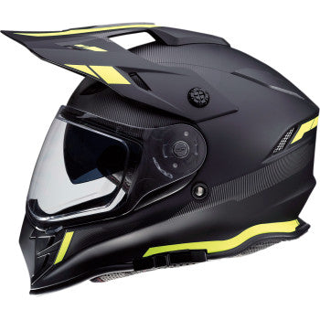Z1R Range Dual Sport Helmet Uptake Graphic Black Hi Viz