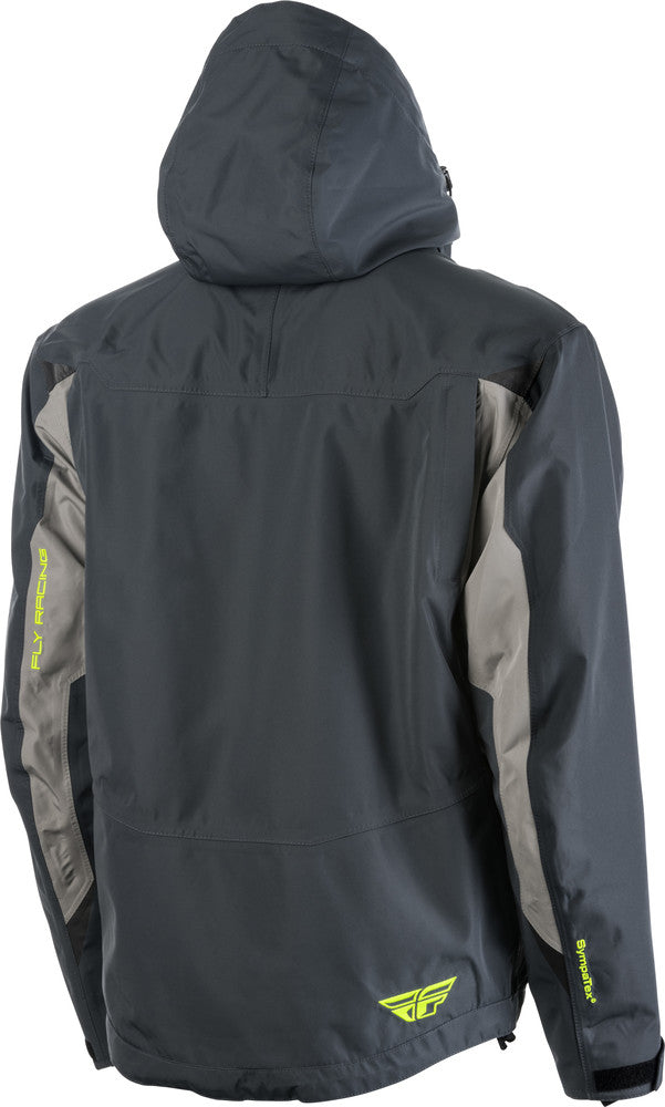 Fly Racing Incline Snowmobile Jacket Grey Charcoal