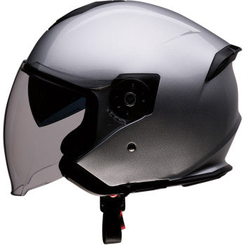 Z1R Open Face Helmet Road Maxx Gloss Silver