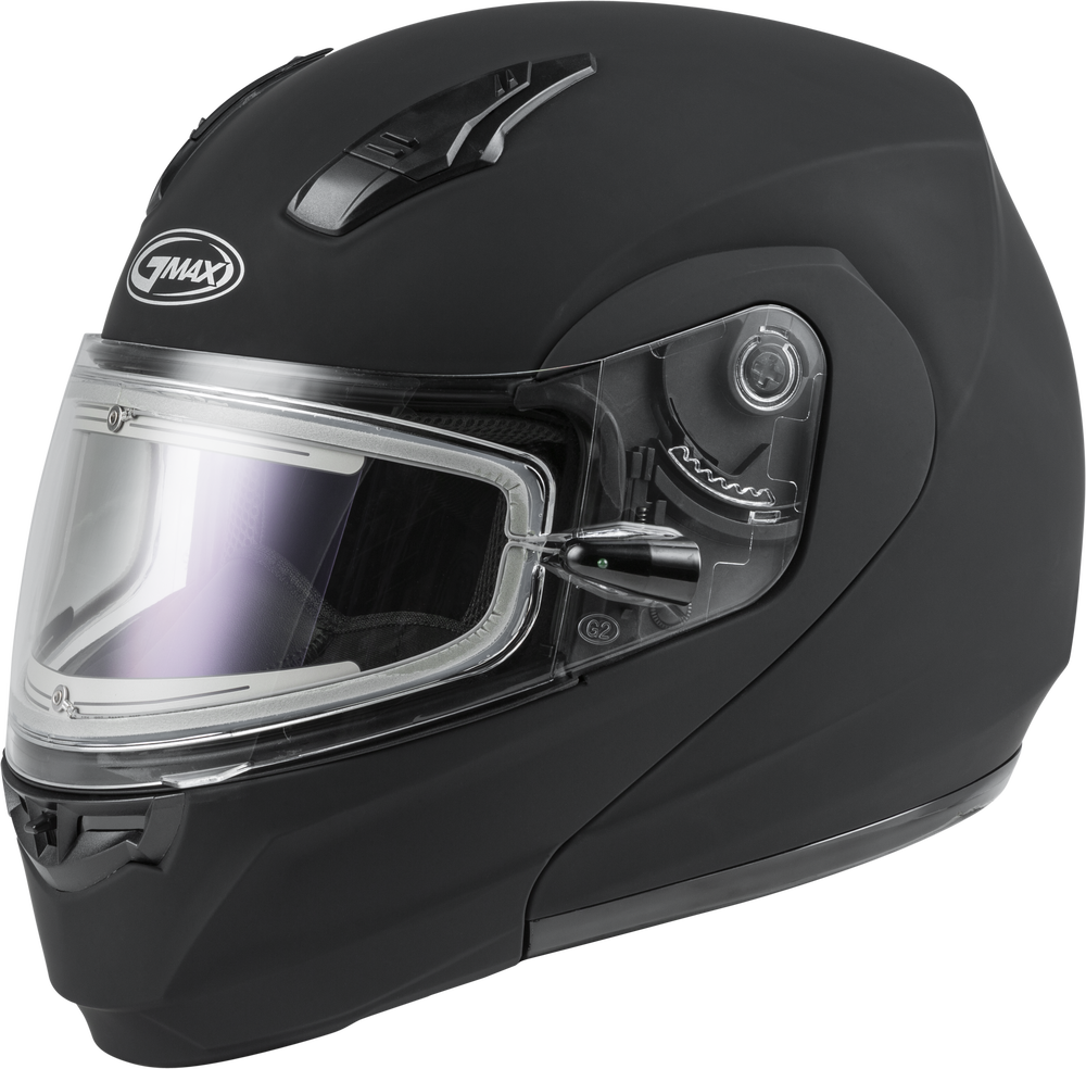 Gmax MD-04 Modular Snow Helmet Matte Black Electric Shield