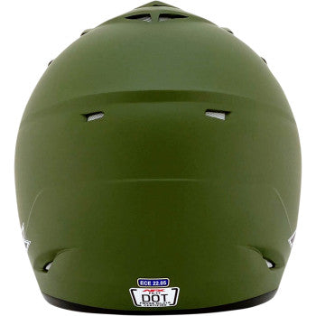 AFX FX-17 Off Road Helmet Flat Olive Drab