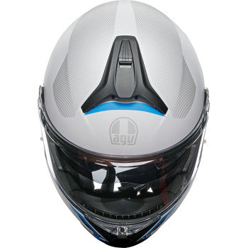 AGV Tourmodular Helmet Frequency Graphic Gray/Blue