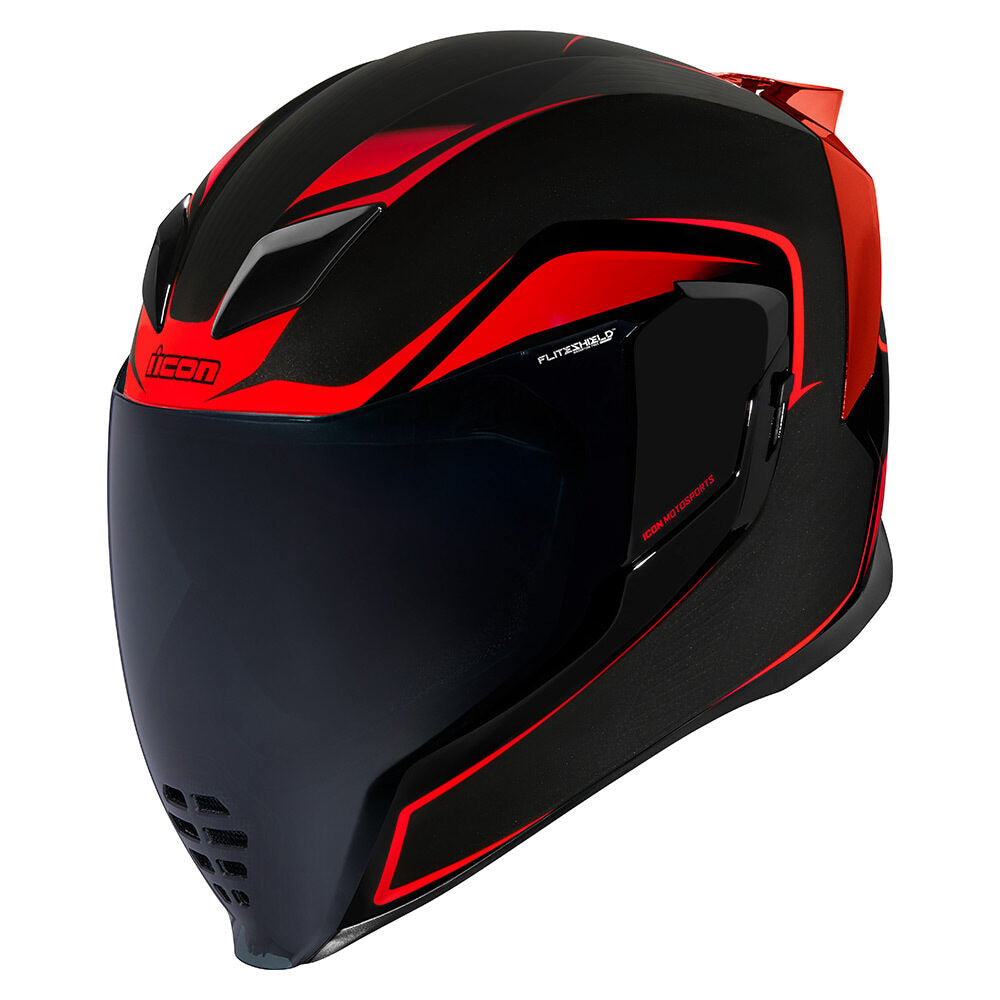 Icon Airflite Crosslink Red Helmet