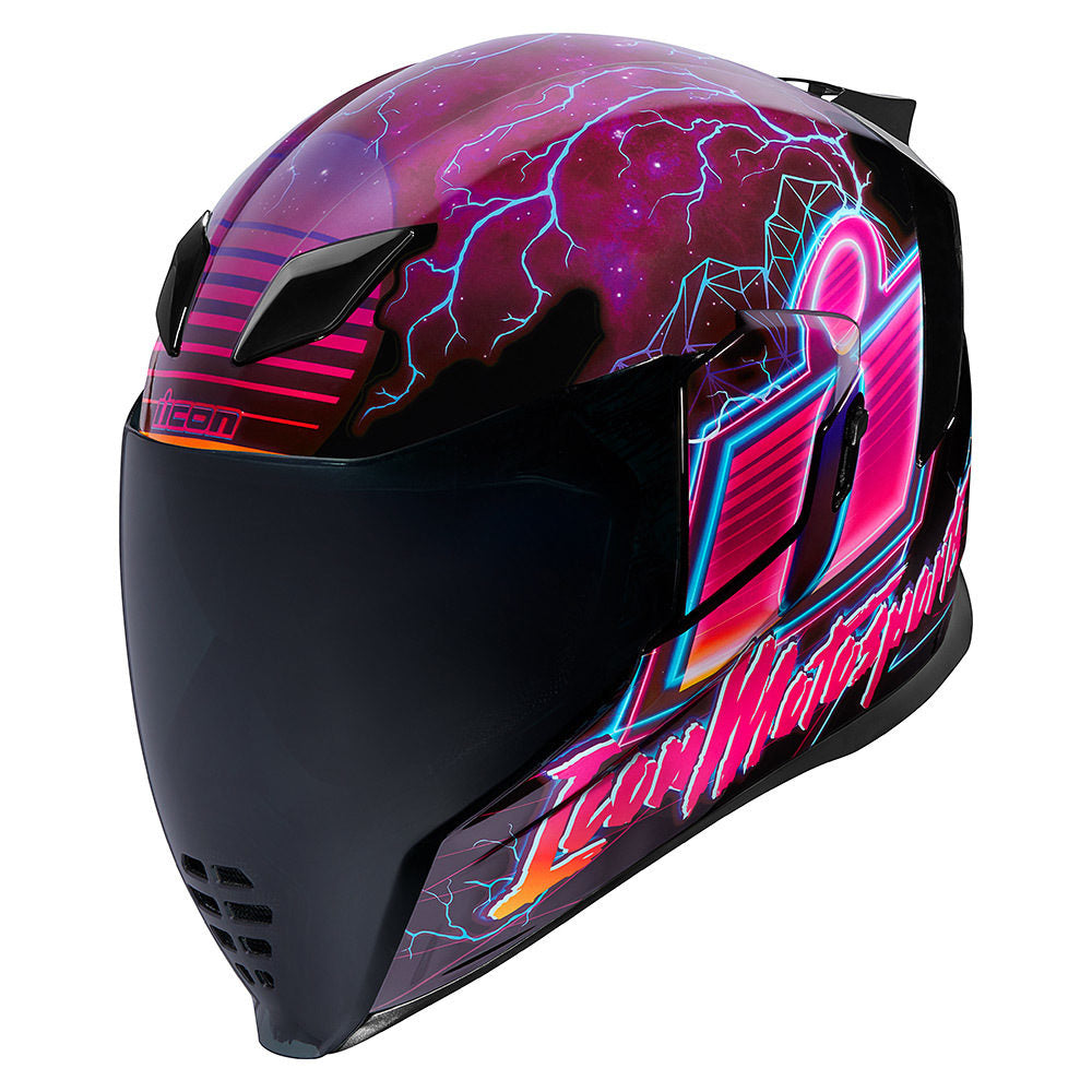 Icon Airflite Synthwave Purple Full Face Helmet