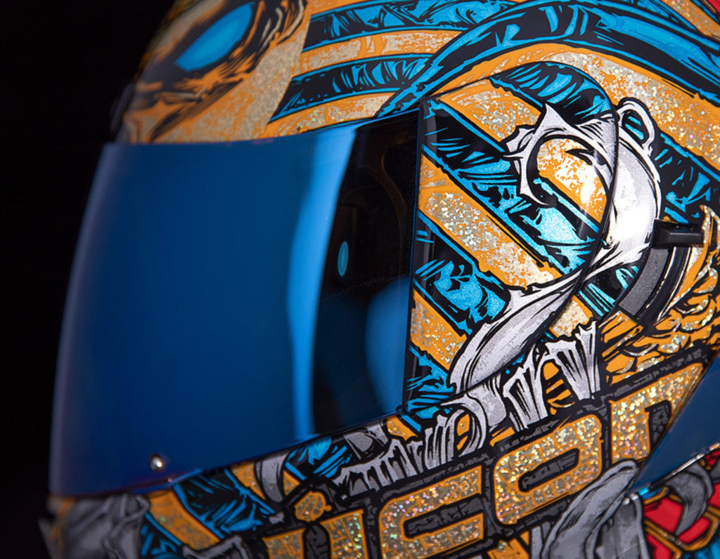 icon airframe pharaoh helmet Icon Airform Full Face Helmet Airform Pharaoh Gold