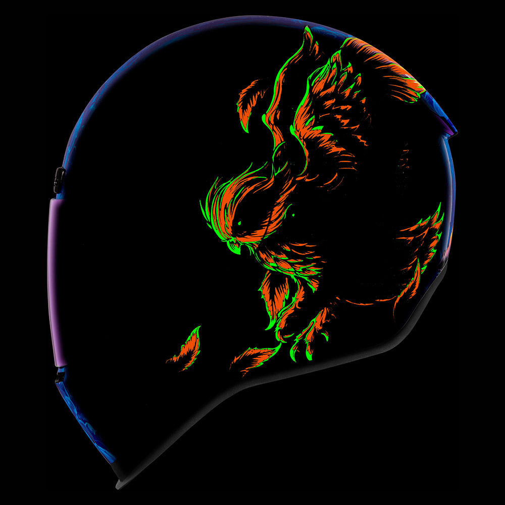 Icon Airform Full Face Helmet Wardon Graphic