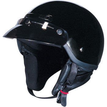cheap half shell motorcycle helmets Z1R Drifter Half Shell Helmet Gloss Black – HelmetCountry.com