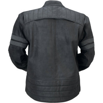 Z1R Remedy Motorcycle Leather Jacket Black