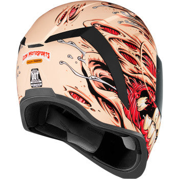 Icon Airform Full Face Helmet Facelift Graphic Peach