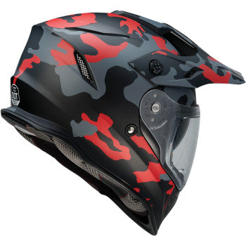 Z1R Range Dual Sport Helmet Camo Red