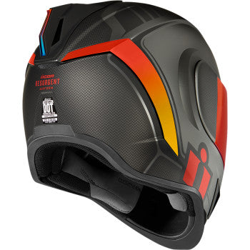 Icon Airform Resurgent Motorcycle Helmet - Red / 55-56cm