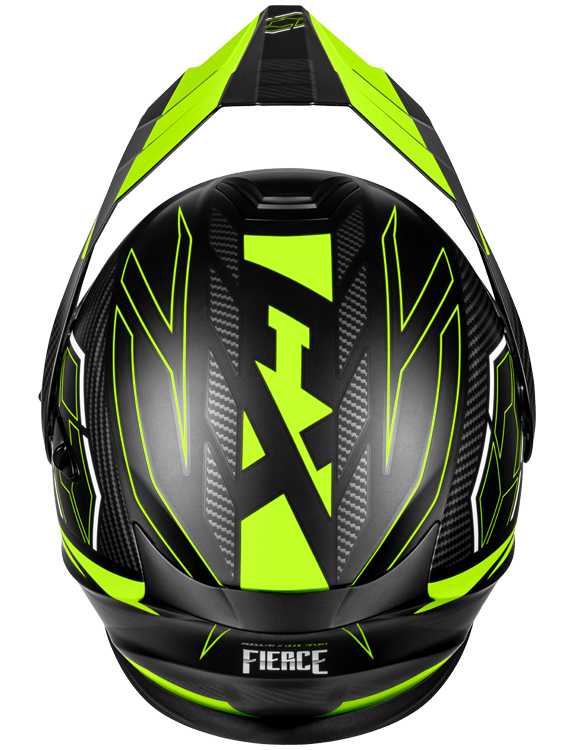 Castle X CX950 V2 Modular Electric Snow Helmet Fierce Matte Black Hi Vis