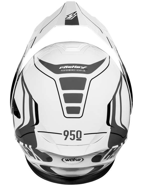 Castle X CX950 V2 Modular Electric Snow Helmet Wake White Charcoal
