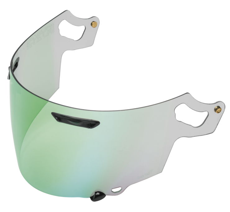 Arai Corsair X Full Face Helmet Green Mirror Shield