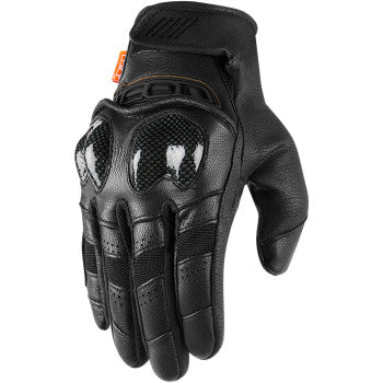 Icon Contra2 Men's Motorcycle Glove Black