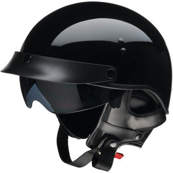 Z1R Vagrant NC Half Shell Helmet Gloss Black
